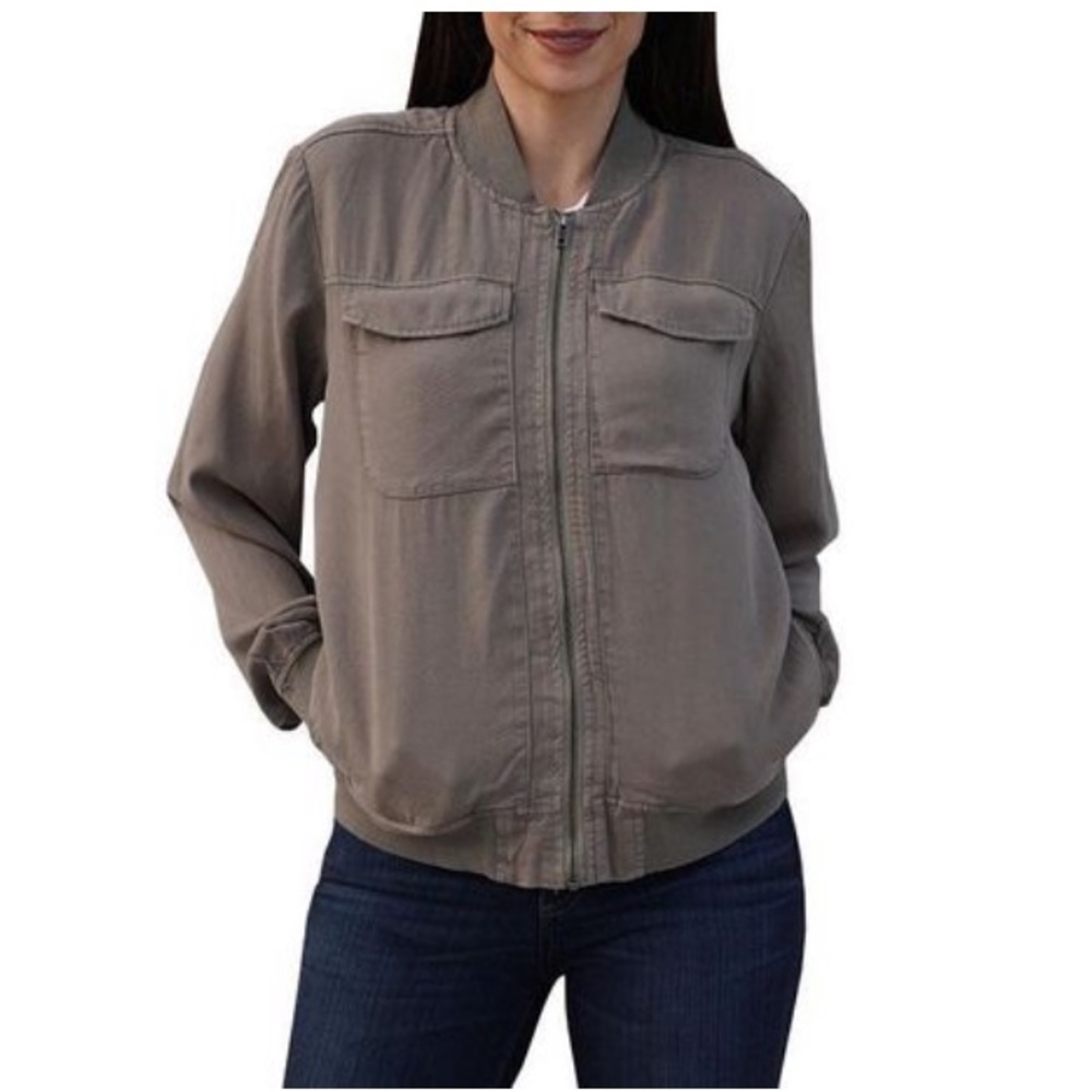 love, Fire Olive Green Bomber Jacket